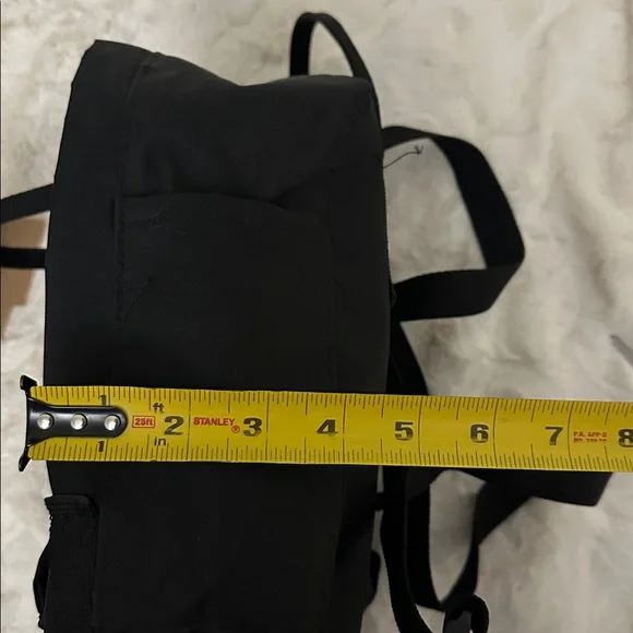 NWT Fjallraven mini black Kanken backpack bag - Picture 4 of 5